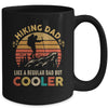 Funny Hiking Dad Like A Regular Dad Hiking Father's Day Mug | teecentury