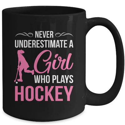 Funny Hockey Art For Girls Youth Teens Hockey Player Mug | teecentury