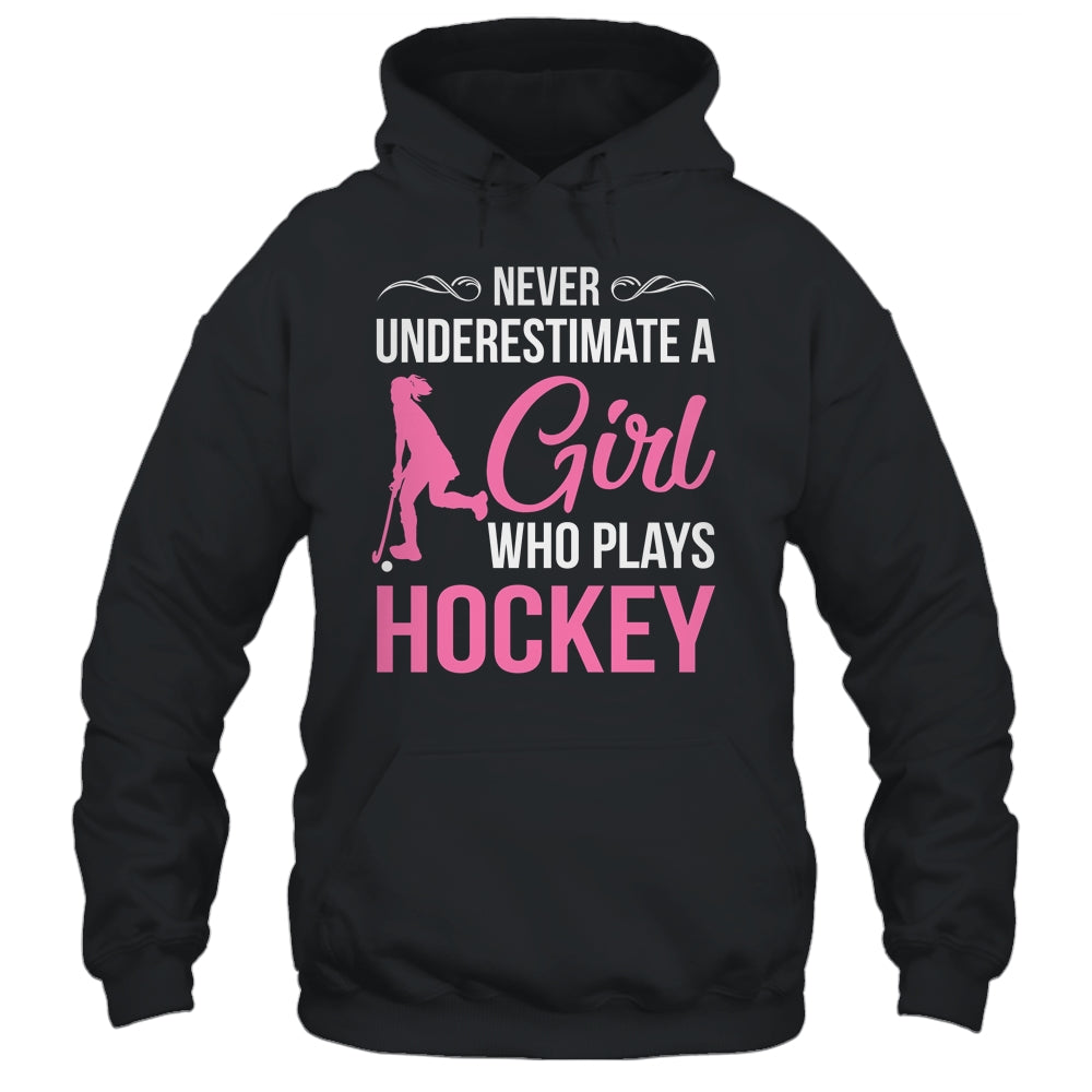 Funny Hockey Art For Girls Youth Teens Hockey Player Shirt & Tank Top | teecentury