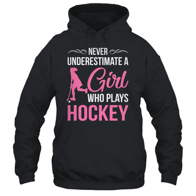 Funny Hockey Art For Girls Youth Teens Hockey Player Shirt & Tank Top | teecentury