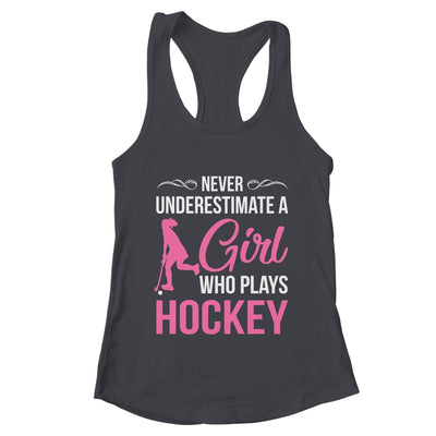 Funny Hockey Art For Girls Youth Teens Hockey Player Shirt & Tank Top | teecentury
