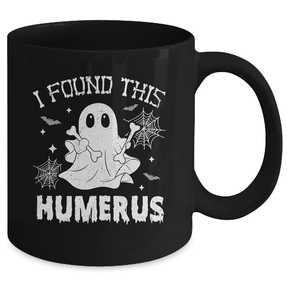 Funny I Found This Humerus Boo Ghost Halloween Costume Mug | teecentury