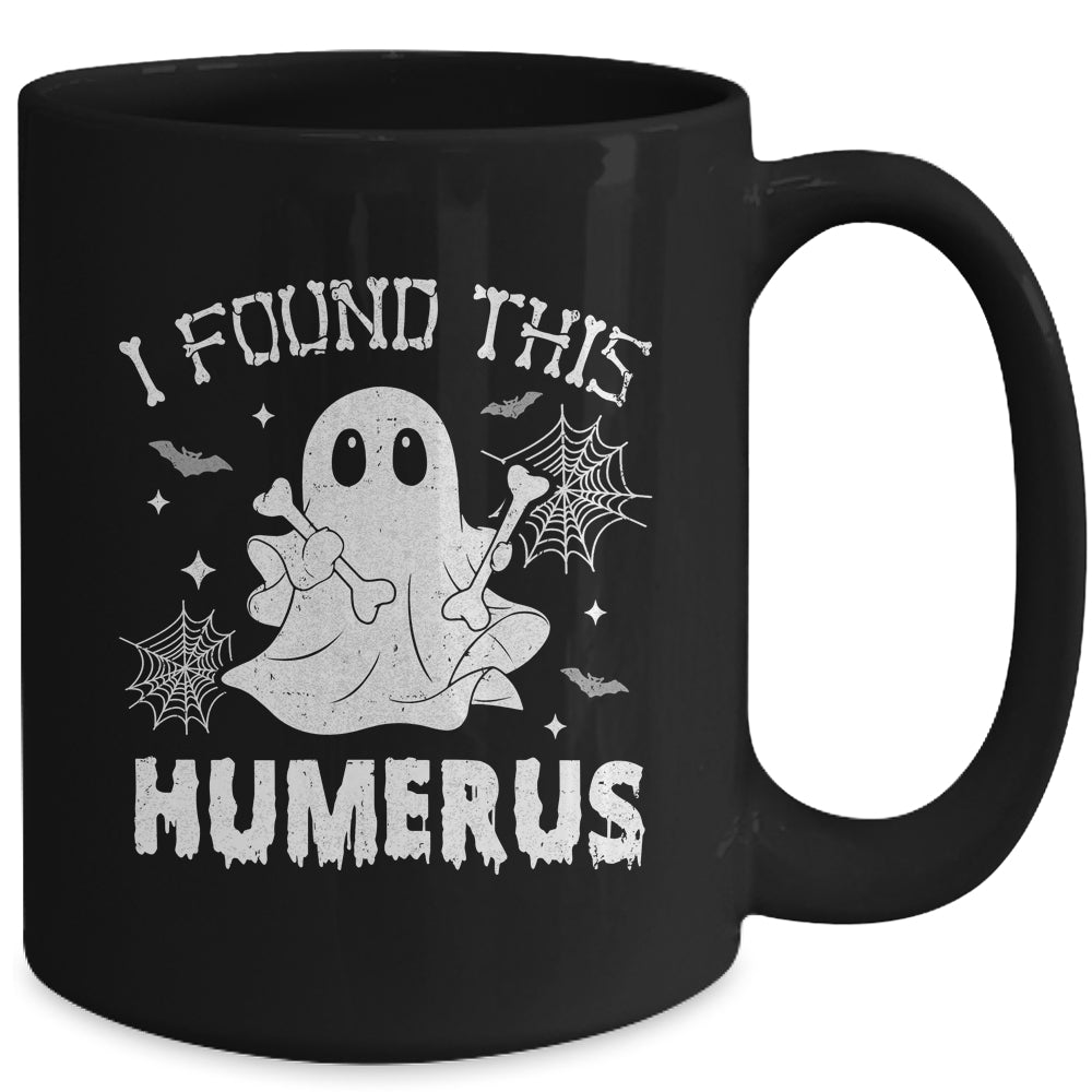 Funny I Found This Humerus Boo Ghost Halloween Costume Mug | teecentury