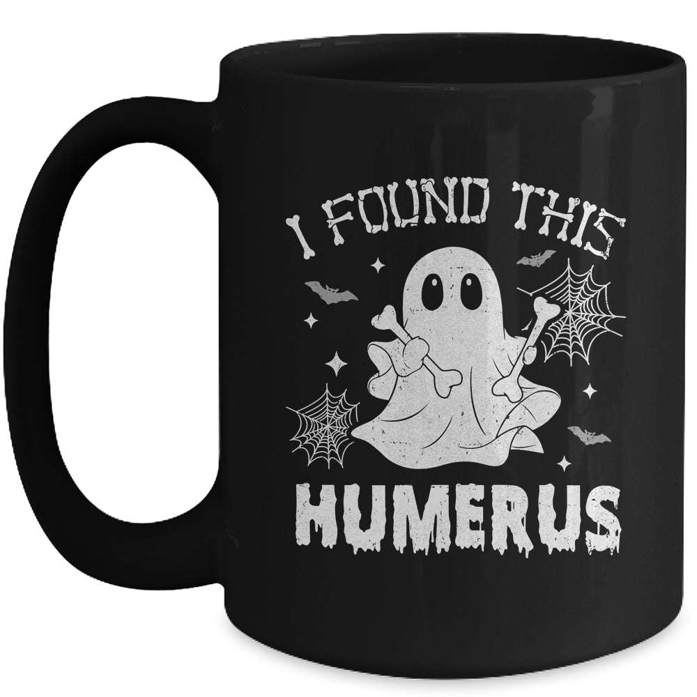 Funny I Found This Humerus Boo Ghost Halloween Costume Mug | teecentury