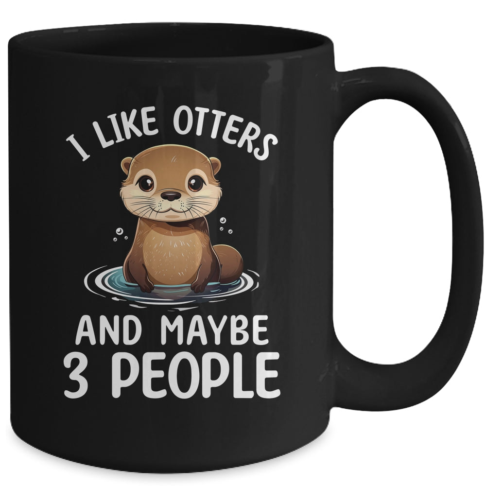Funny I Like Otter Lover For Men Women Girls Kids Animal Mug | teecentury
