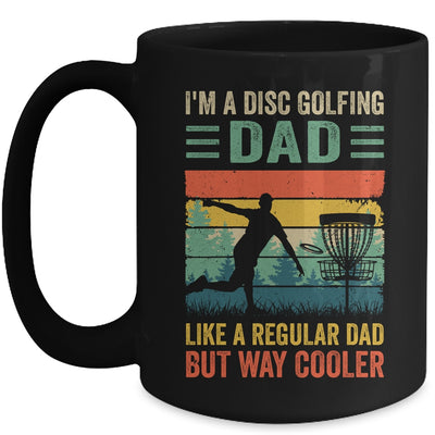 Funny I'm A Disc Golfing Dad Fathers Day Disc Golf Vintage Mug | teecentury
