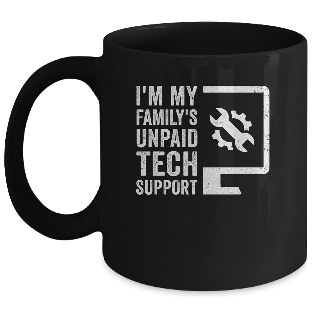 Funny I'm My Family's Unpaid Tech Support Computer Engineer Mug | teecentury