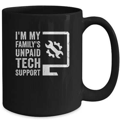 Funny I'm My Family's Unpaid Tech Support Computer Engineer Mug | teecentury