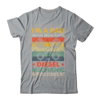 Funny Im A Dad Diesel Mechanic Auto Garage Fathers Day Retro Shirt & Hoodie | teecentury
