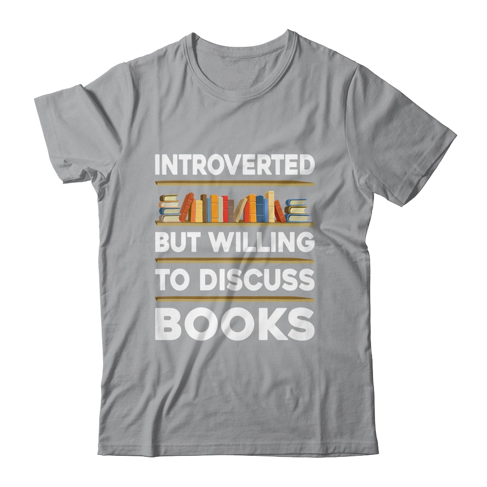 Funny Introverted Bookworm Art For Men Women Book Reading Shirt & Tank Top | teecentury