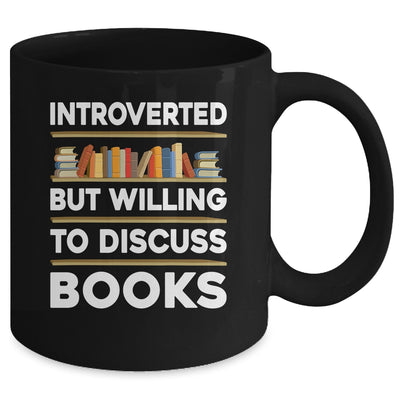 Funny Introverted Bookworm Art For Men Women Book Reading Mug | teecentury