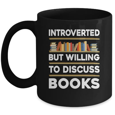 Funny Introverted Bookworm Art For Men Women Book Reading Mug | teecentury