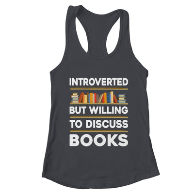 Funny Introverted Bookworm Art For Men Women Book Reading Shirt & Tank Top | teecentury