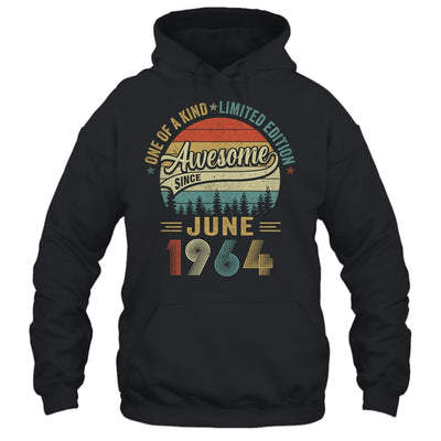 Funny June 1964 Vintage 60th Birthday Decorations Men Shirt & Hoodie | teecentury