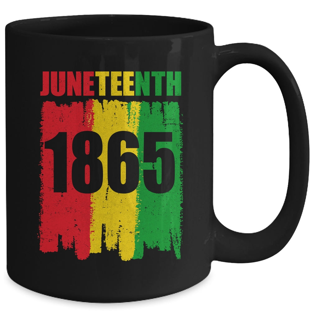 Funny Juneteenth 1865 African Freedom Men Women Boy Girl Mug | teecentury