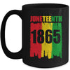 Funny Juneteenth 1865 African Freedom Men Women Boy Girl Mug | teecentury