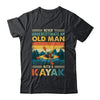 Funny Kayaking Design For Men Grandpa Kayaker Kayak Vintage Shirt & Hoodie | teecentury