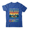 Funny Kayaking Design For Men Grandpa Kayaker Kayak Vintage Shirt & Hoodie | teecentury