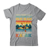 Funny Kayaking Design For Men Grandpa Kayaker Kayak Vintage Shirt & Hoodie | teecentury