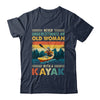 Funny Kayaking Design For Women Grandma Kayaker Kayak Retro Shirt & Tank Top | teecentury