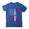 Funny Kayaking Kayak For Men Women Cool American Flag Shirt & Tank Top | teecentury