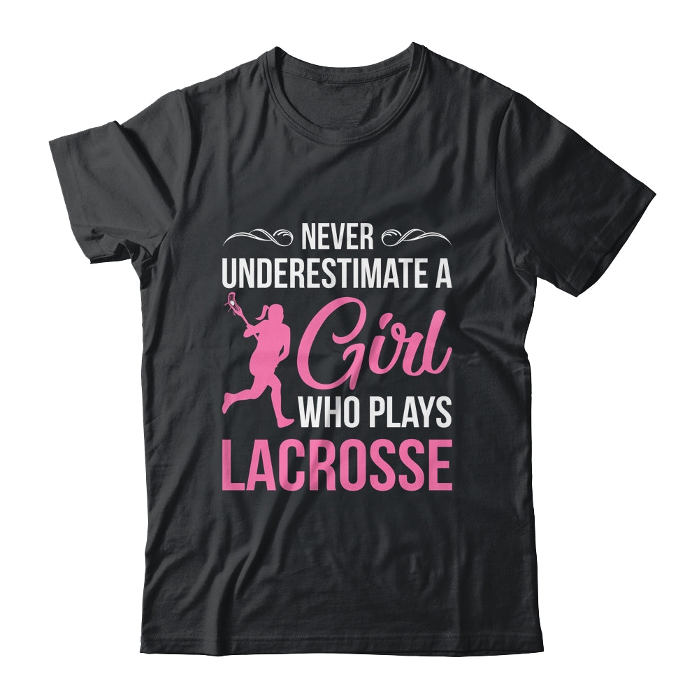 Funny Lacrosse Art For Girls Youth Teens Lacrosse Player Shirt & Tank Top | teecentury