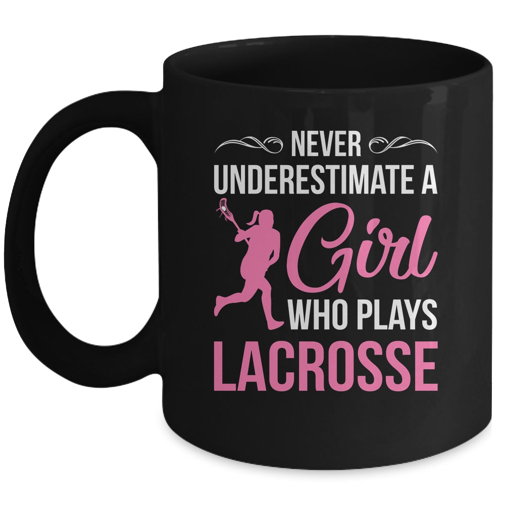 Funny Lacrosse Art For Girls Youth Teens Lacrosse Player Mug | teecentury