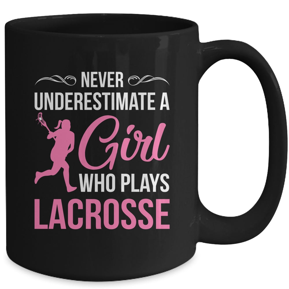 Funny Lacrosse Art For Girls Youth Teens Lacrosse Player Mug | teecentury