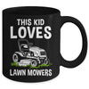 Funny Lawn Mowing For Kids Lawn Mower Farm Gardening Mug | teecentury