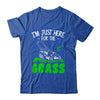 Funny Lawn Mowing Im Just Here For The Grass Lawn Care Mower Shirt & Tank Top | teecentury