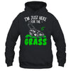 Funny Lawn Mowing Im Just Here For The Grass Lawn Care Mower Shirt & Tank Top | teecentury