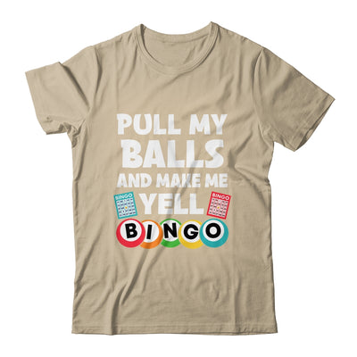 Funny Lucky Bingo For Men Women Make Me Yell Bingo Gambling Shirt & Tank Top | teecentury