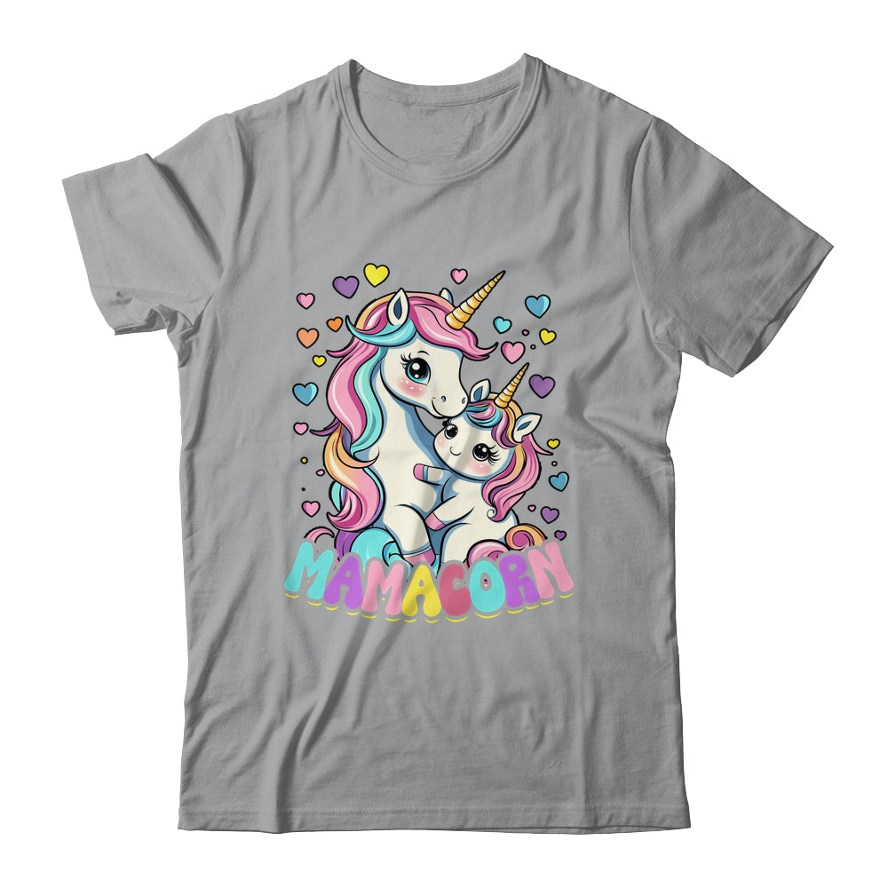Funny Mamacorn Costume Mothers Day Unicorn Mom Women Mother Shirt & Tank Top | teecentury