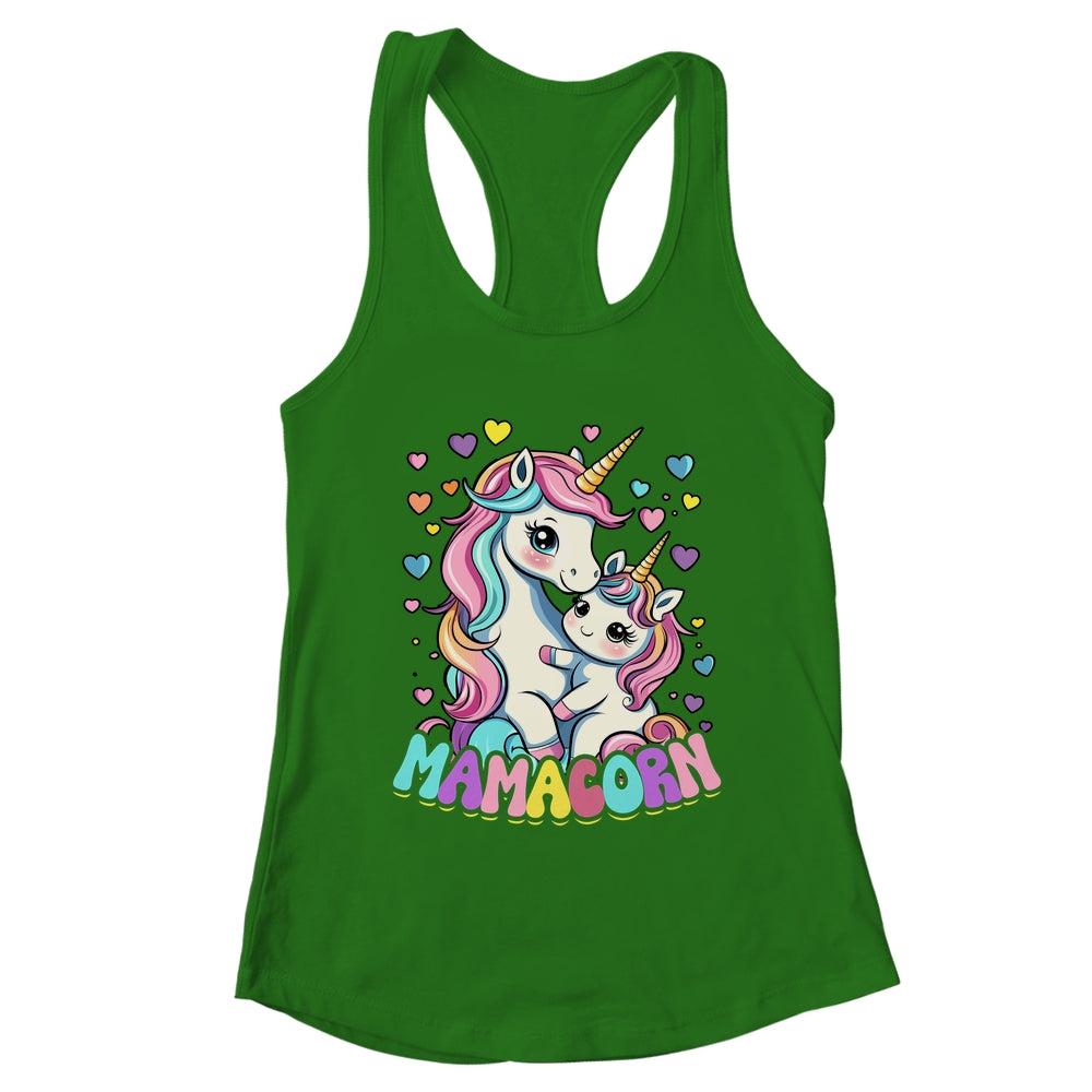 Funny Mamacorn Costume Mothers Day Unicorn Mom Women Mother Shirt & Tank Top | teecentury