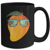 Funny Mango With Sunglasses Mangoes Lover Design Men Women Mug | teecentury