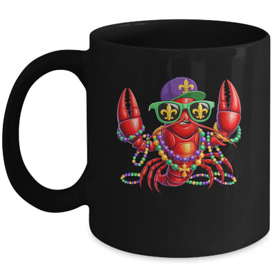Funny Mardi Gras Carnival Beads Crawfish New Orleans Kids Mug | teecentury