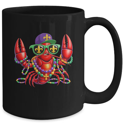 Funny Mardi Gras Carnival Beads Crawfish New Orleans Kids Mug | teecentury