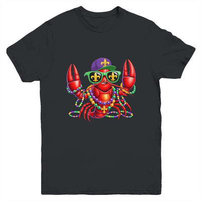 Funny Mardi Gras Carnival Beads Crawfish New Orleans Kids Youth Shirt | teecentury