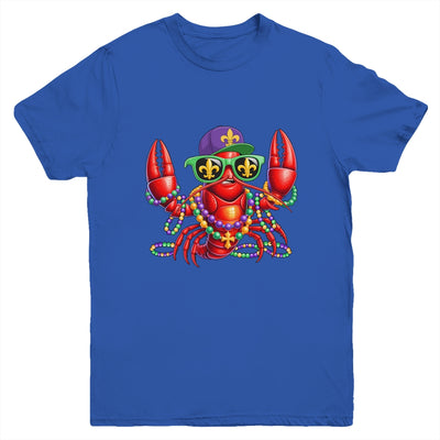 Funny Mardi Gras Carnival Beads Crawfish New Orleans Kids Youth Shirt | teecentury