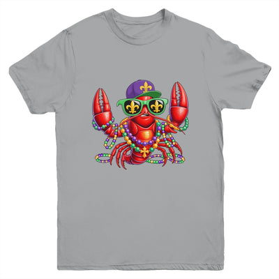 Funny Mardi Gras Carnival Beads Crawfish New Orleans Kids Youth Shirt | teecentury