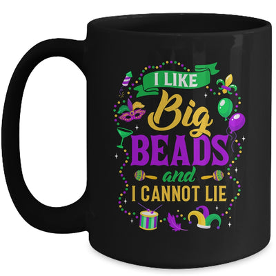 Funny Mardi Gras I Like Big Beads And Cannot Lie Mug | teecentury