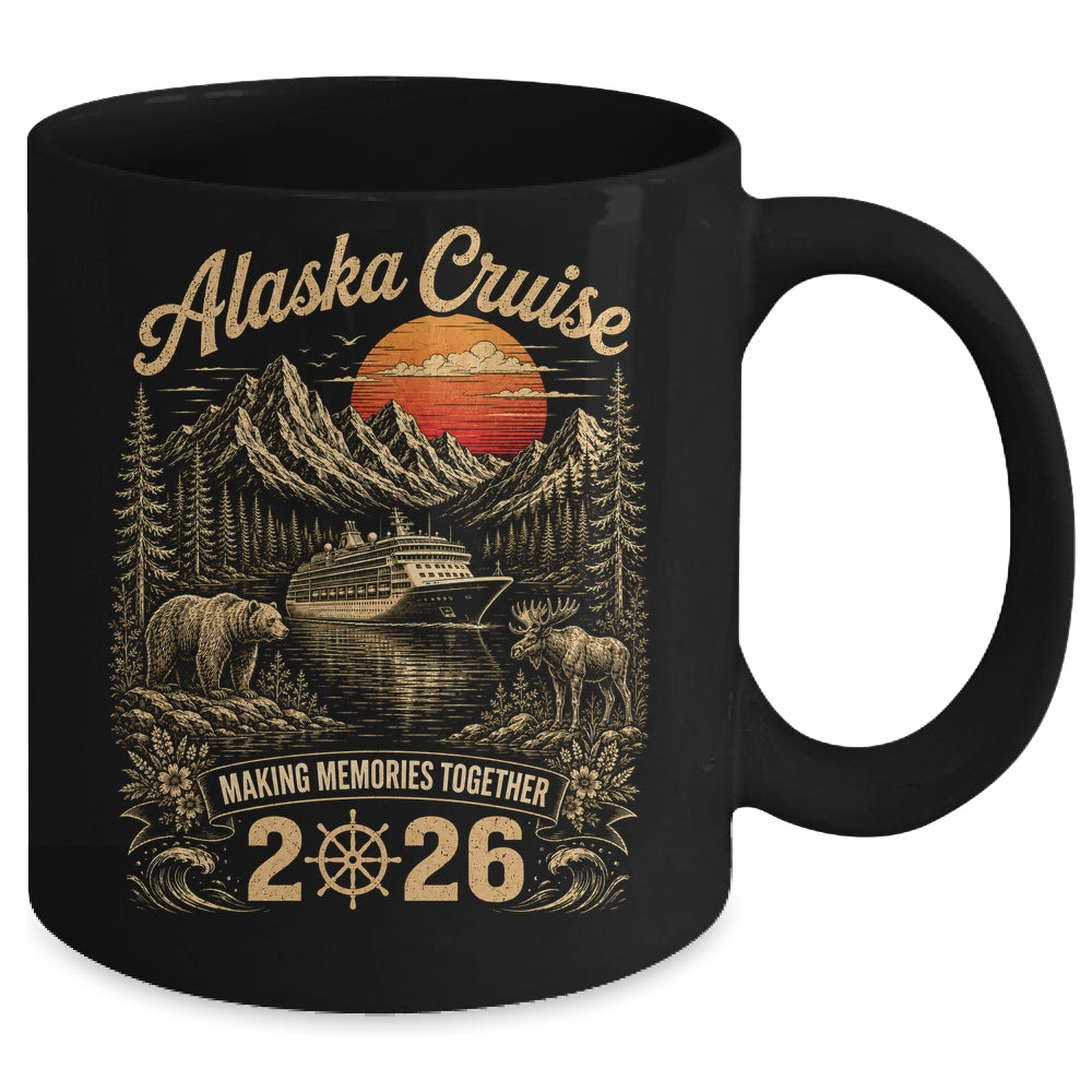 Funny Matching Family Friends Group Alaska Cruise 2026 Mug | teecentury