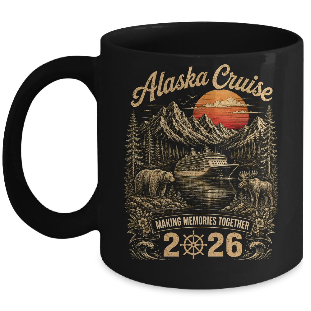 Funny Matching Family Friends Group Alaska Cruise 2026 Mug | teecentury