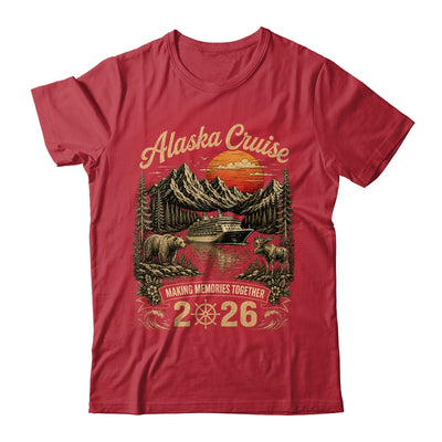 Funny Matching Family Friends Group Alaska Cruise 2026 Shirt & Hoodie | teecentury