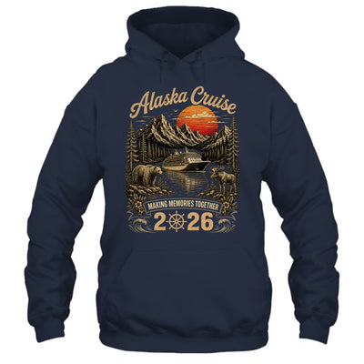 Funny Matching Family Friends Group Alaska Cruise 2026 Shirt & Hoodie | teecentury
