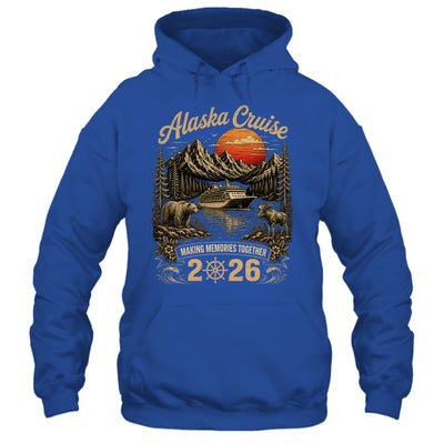 Funny Matching Family Friends Group Alaska Cruise 2026 Shirt & Hoodie | teecentury