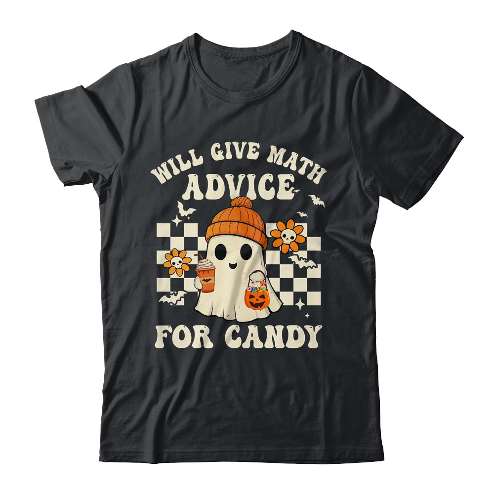 Funny Math Teacher Halloween Ghost Costume Math Lover Woman Shirt & Hoodie | teecentury