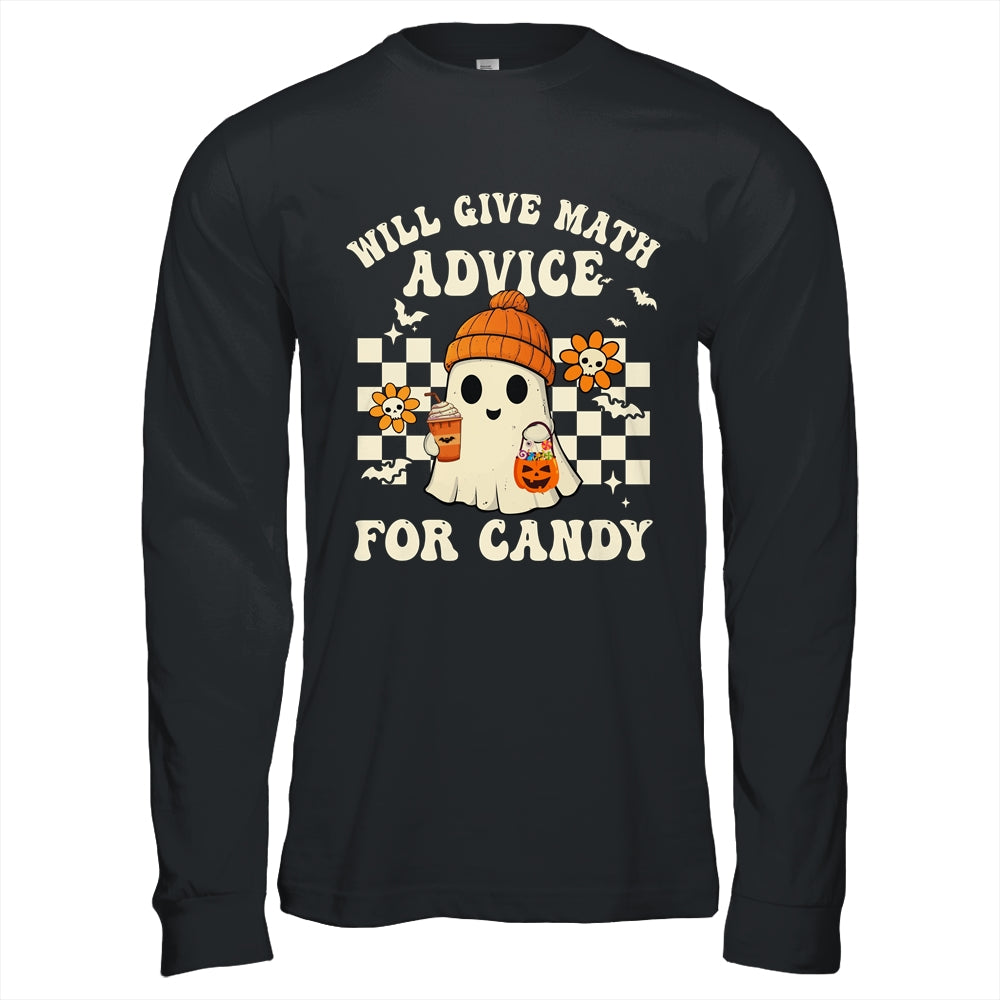 Funny Math Teacher Halloween Ghost Costume Math Lover Woman Shirt & Hoodie | teecentury