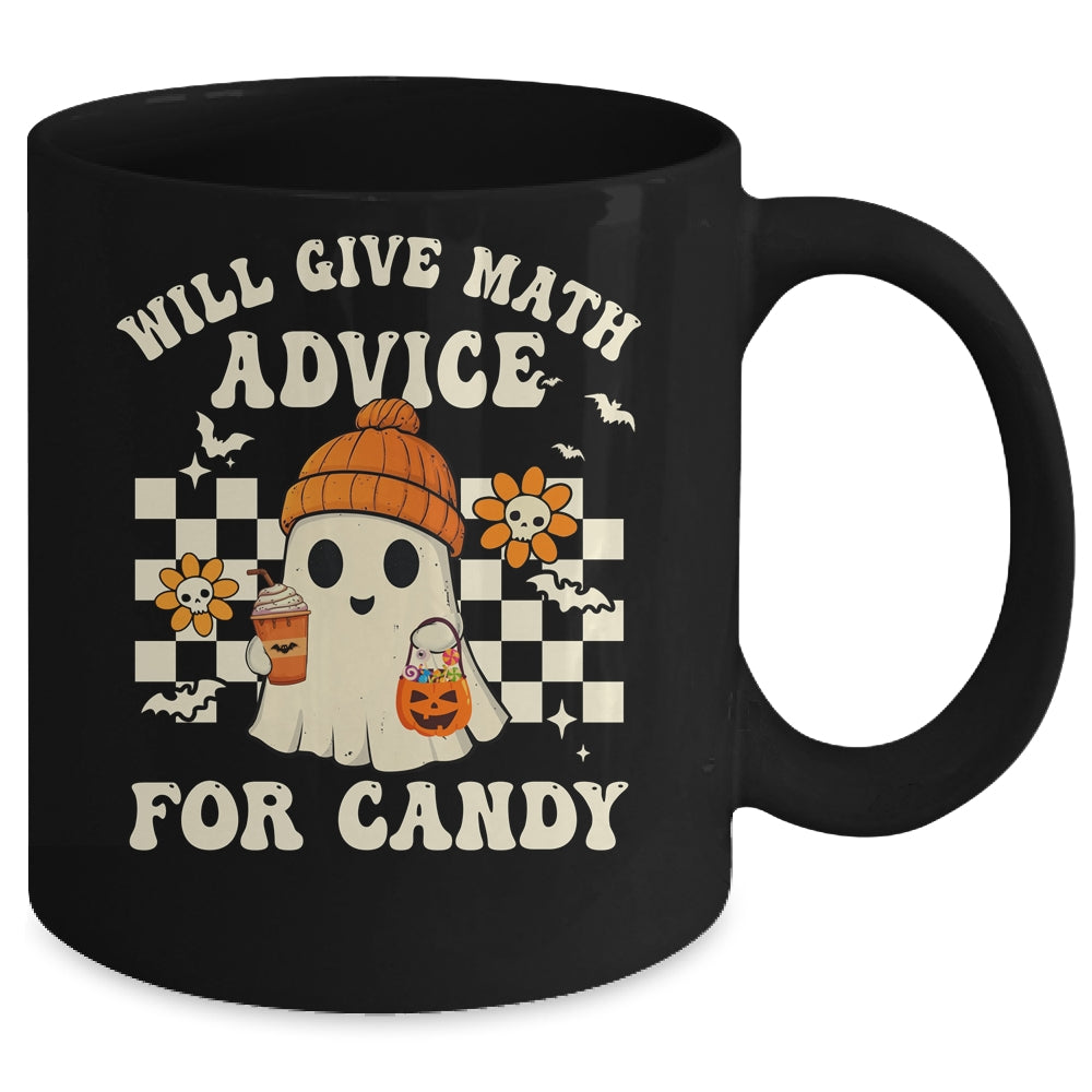Funny Math Teacher Halloween Ghost Costume Math Lover Woman Mug | teecentury