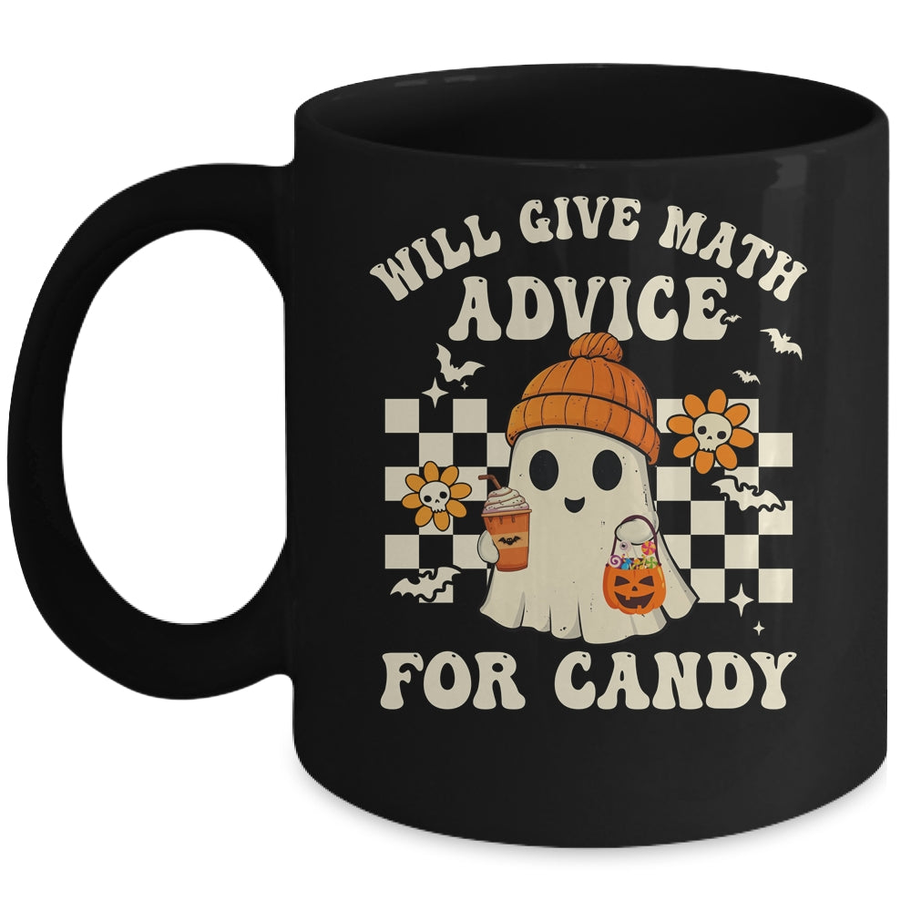 Funny Math Teacher Halloween Ghost Costume Math Lover Woman Mug | teecentury
